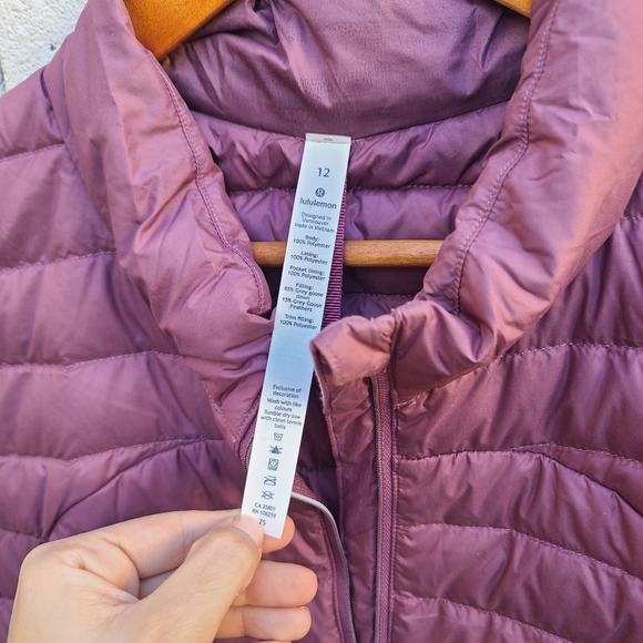 Lululemon | Pack It Down Vest Size 12 Style W4BELS - Picture 3 of 12